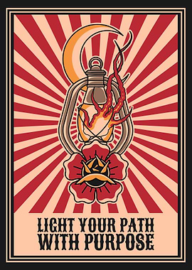 Light Your Path Lantern Art