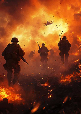 Soldiers in Firestorm