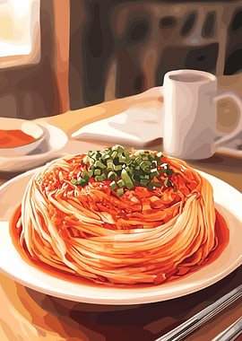 Kimchi Noodles