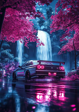 Nissan Skyline R33 Waterfall
