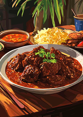 Beef Stew with Garnish