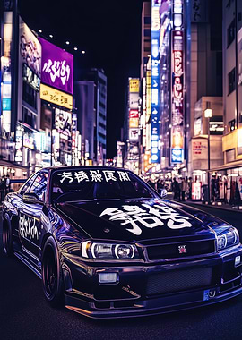 Nissan Skyline GTR in Tokyo