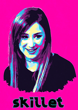 Skillet Band Pop Art