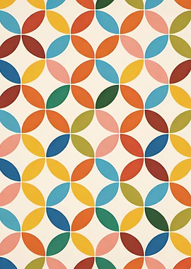 Retro Geometric Pattern
