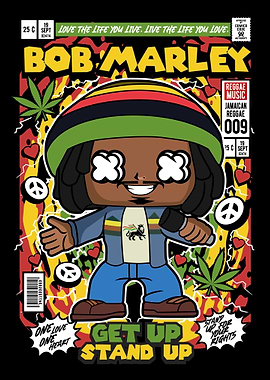 Bob Marley Comic Cover