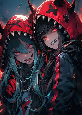 Demon Girl Anime Art