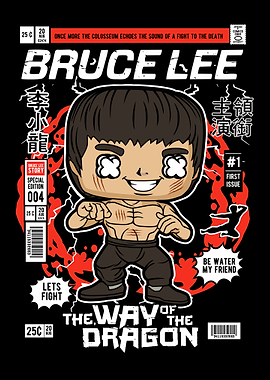 Bruce Lee Comic Cover