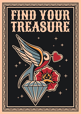 Find your treasure vintage design
