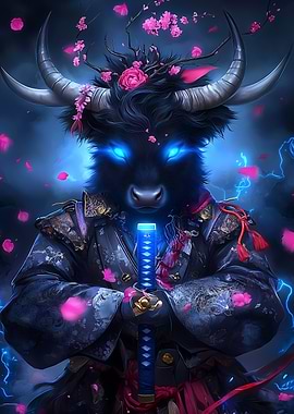 Samurai Bull Animal