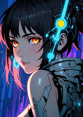 Cyberpunk Anime Girl