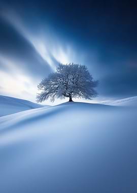 Solitary Tree in Winter