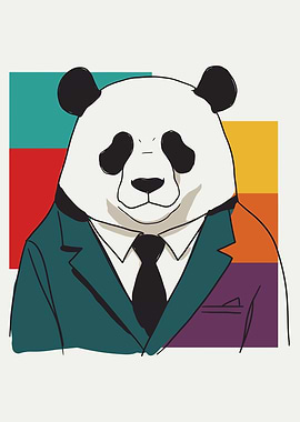 Panda in Suit