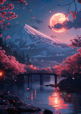 Japanese Night Scene