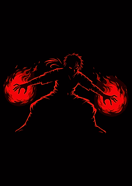 Fire Mage Silhouette