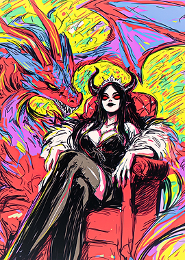 Abstract Demon Queen