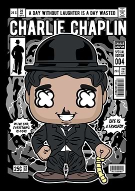 Charlie Chaplin Pop Art