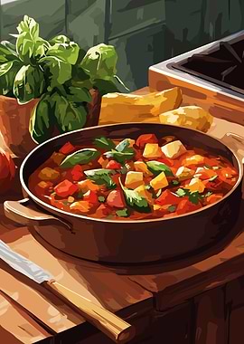 Tomato Basil Stew