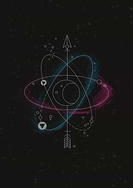 Atomic Symbol with Arrows