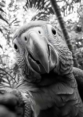 Parrot Selfie Portrait