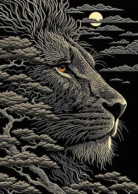 Lion and Tree Fusion