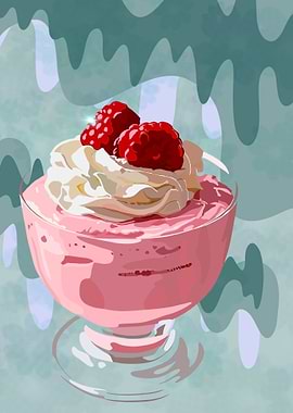 Raspberry Mousse