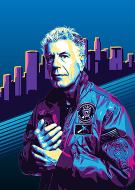Anthony Bourdain Cityscape