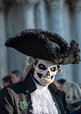 Venetian Skull Mask