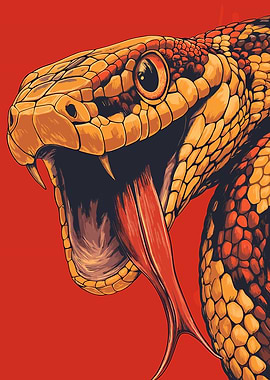 Rattlesnake Illustration