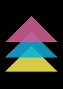 Abstract Triangle Art