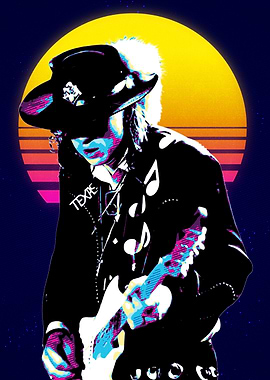 Stevie Ray Vaughan Gitaris Amerika