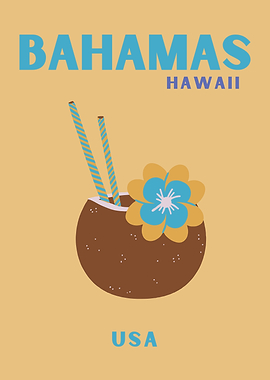 Bahamas Hawaii Coconut Drink
