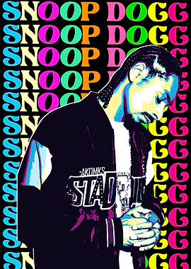 Snoop Dogg Pop Art Portrait