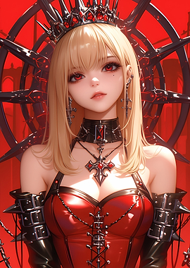 Red Queen Anime Art Gaming