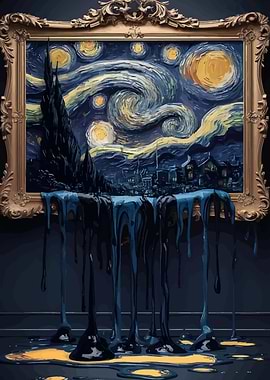 Melting Starry Night