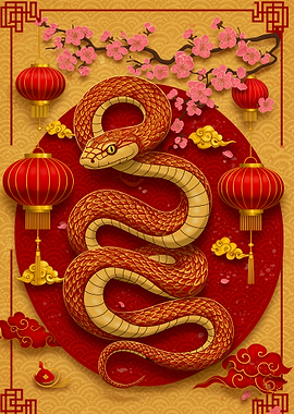 Chinese New Year Snake