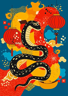 Chinese New Year Snake