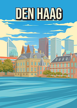 Den Haag The Hague Cityscape Skyline