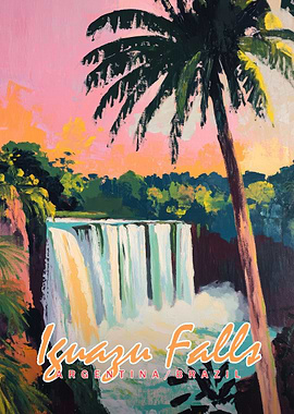 Iguazu Falls Painting