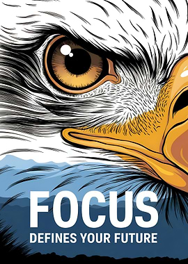 Eagle Eye Focus Poster