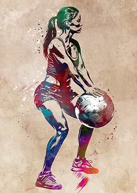 Fitness Watercolor Art