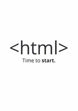 HTML Code Time to Start
