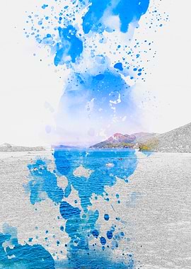 Watercolor Seascape Croatia