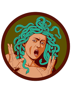 Medusa with Cockroach