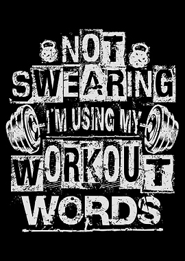 Workout Words Graphic