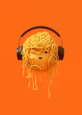 Noodle Head Headphones