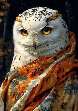 Snowy Owl Portrait Animal