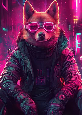 Cyberpunk Dog