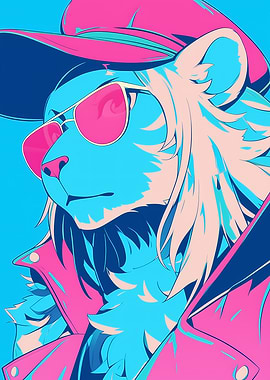 Cool Cat in Sunglasses