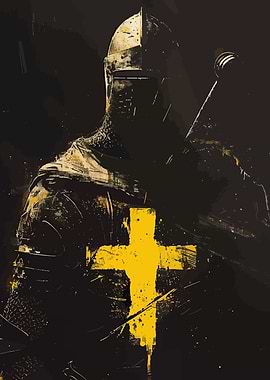 Knight with Cross