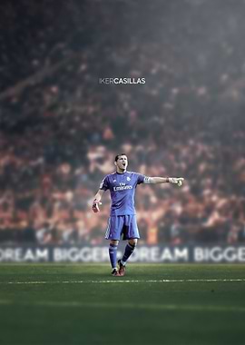 Iker Casillas Soccer Poster
